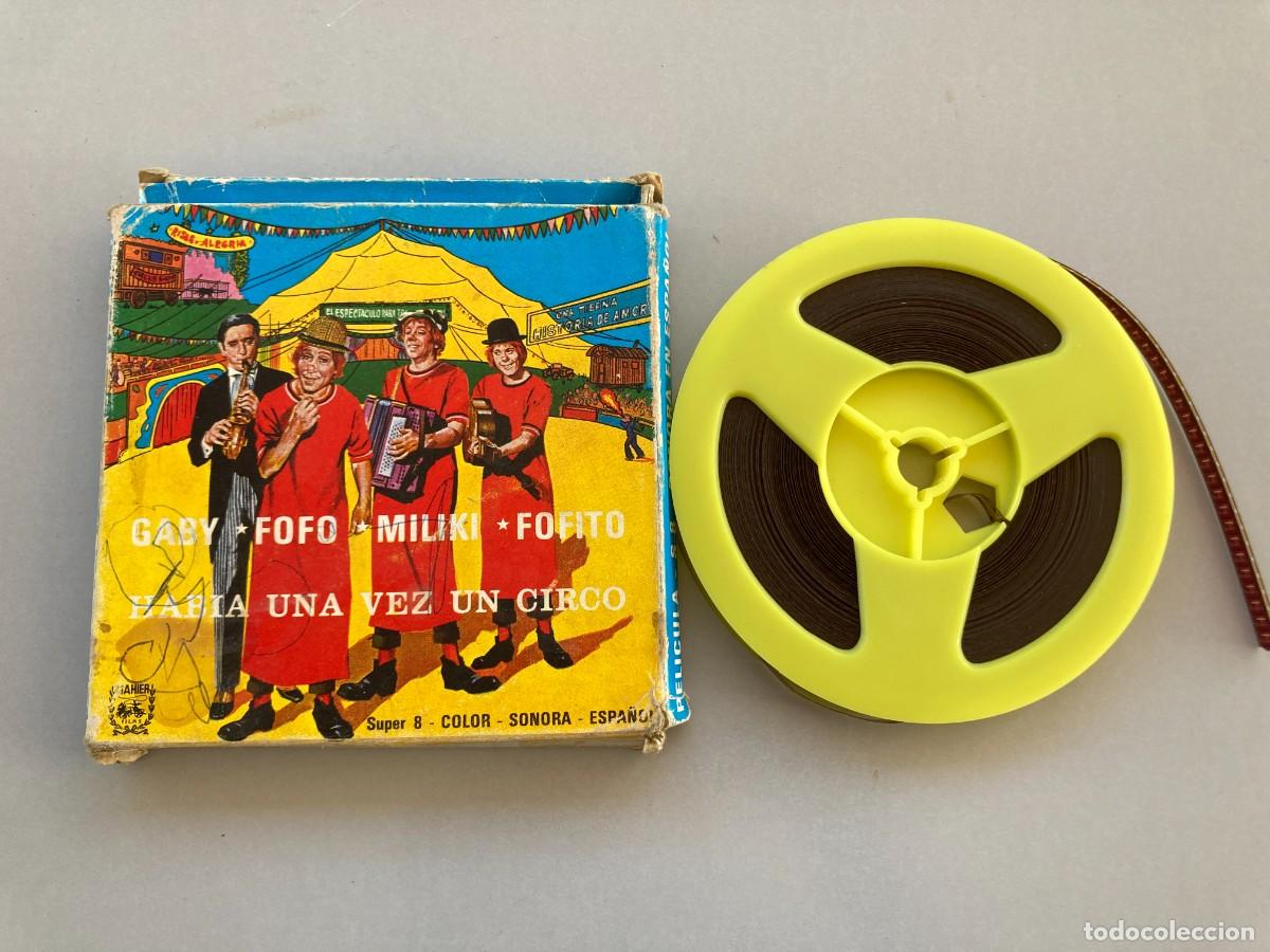 Cine: PEL&Iacute;CULA SUPER 8 ORIGINAL NO PROBADA / HABIA UNA VEZ UN CIRCO