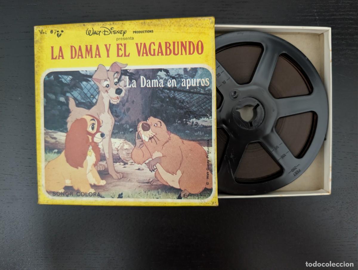 Cine: Disney Super 8 Sonor Colora - La Dama y el Vagabundo (La Dama en apuros)