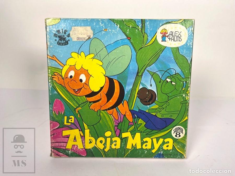Cine: Pelicula Super 8 - La Abeja Maya / Maya y La Luci&eacute;rnaga N&ordm; 6.507 - Alex Films - A&ntilde;o 1978