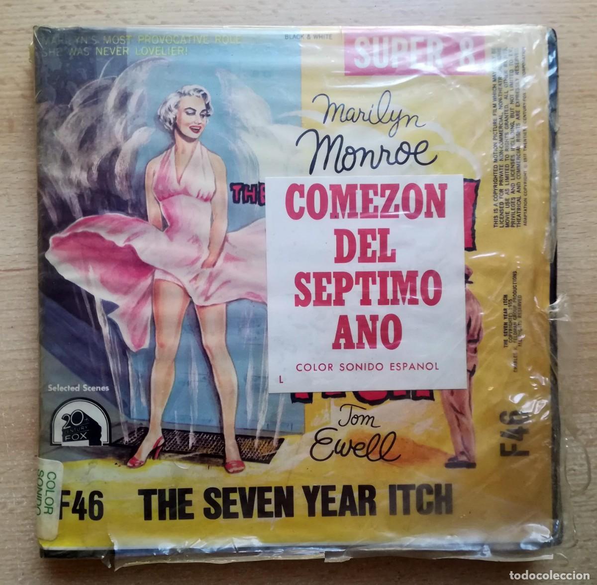 Cine: Super 8. La tentaci&oacute;n vive arriba. 120 mts. Marilyn Monroe. Color, sonora en espa&ntilde;ol.