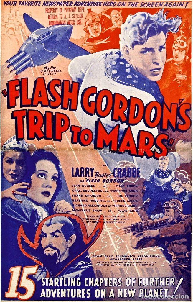 Cine: Super 8. Flash Gordon Aventura en Marte. Trip to mars. Buster Crabbe.