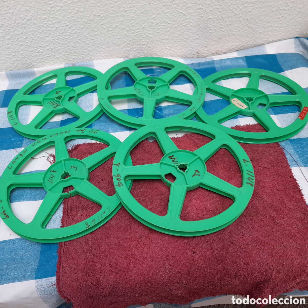 Cine: 5/BOBINAS DE 180MT BUEN ESTADO