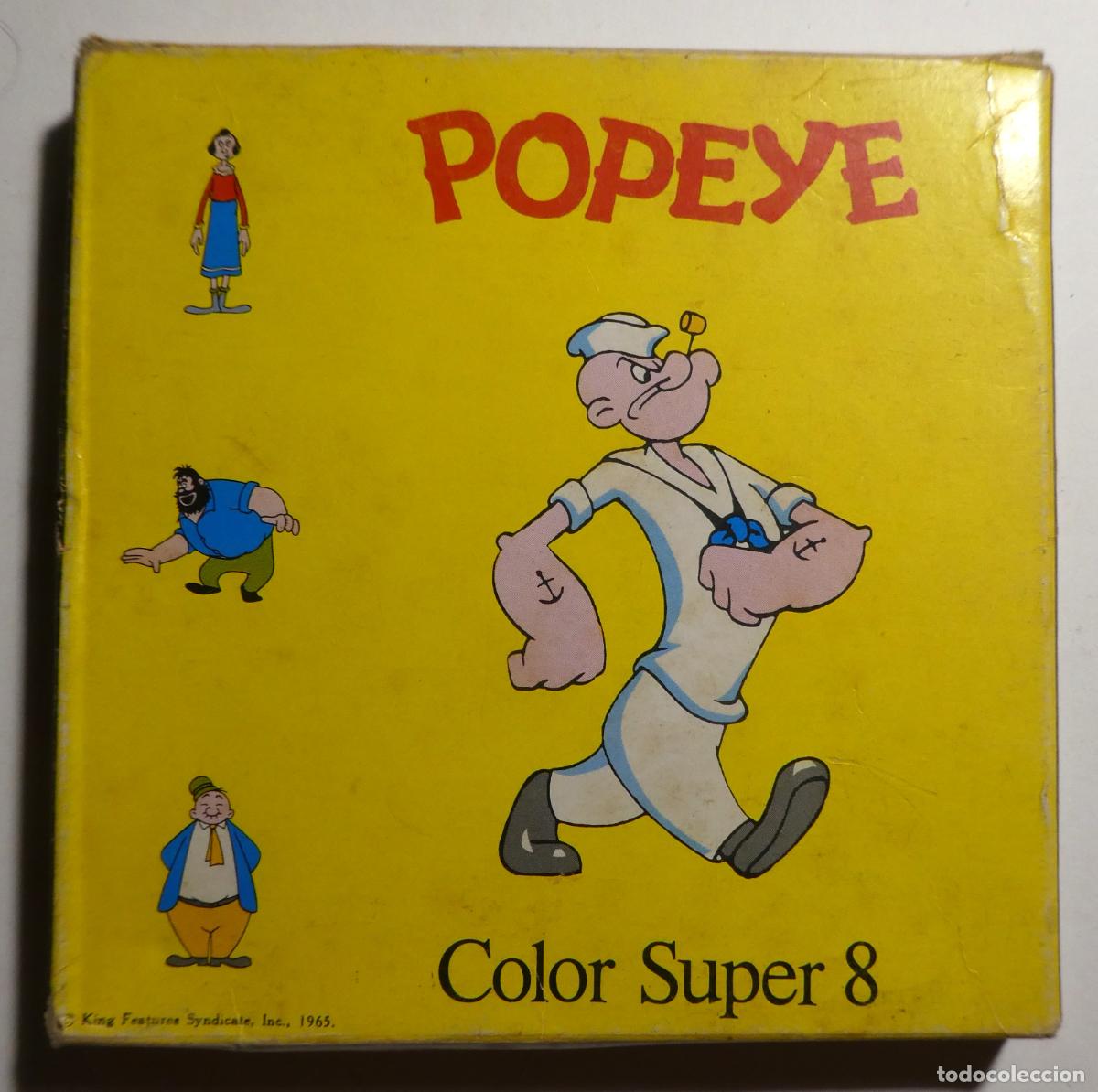 Cine: PELICULA DIBUJOS ANIMADOS SUPER 8 POPEYE COLOR