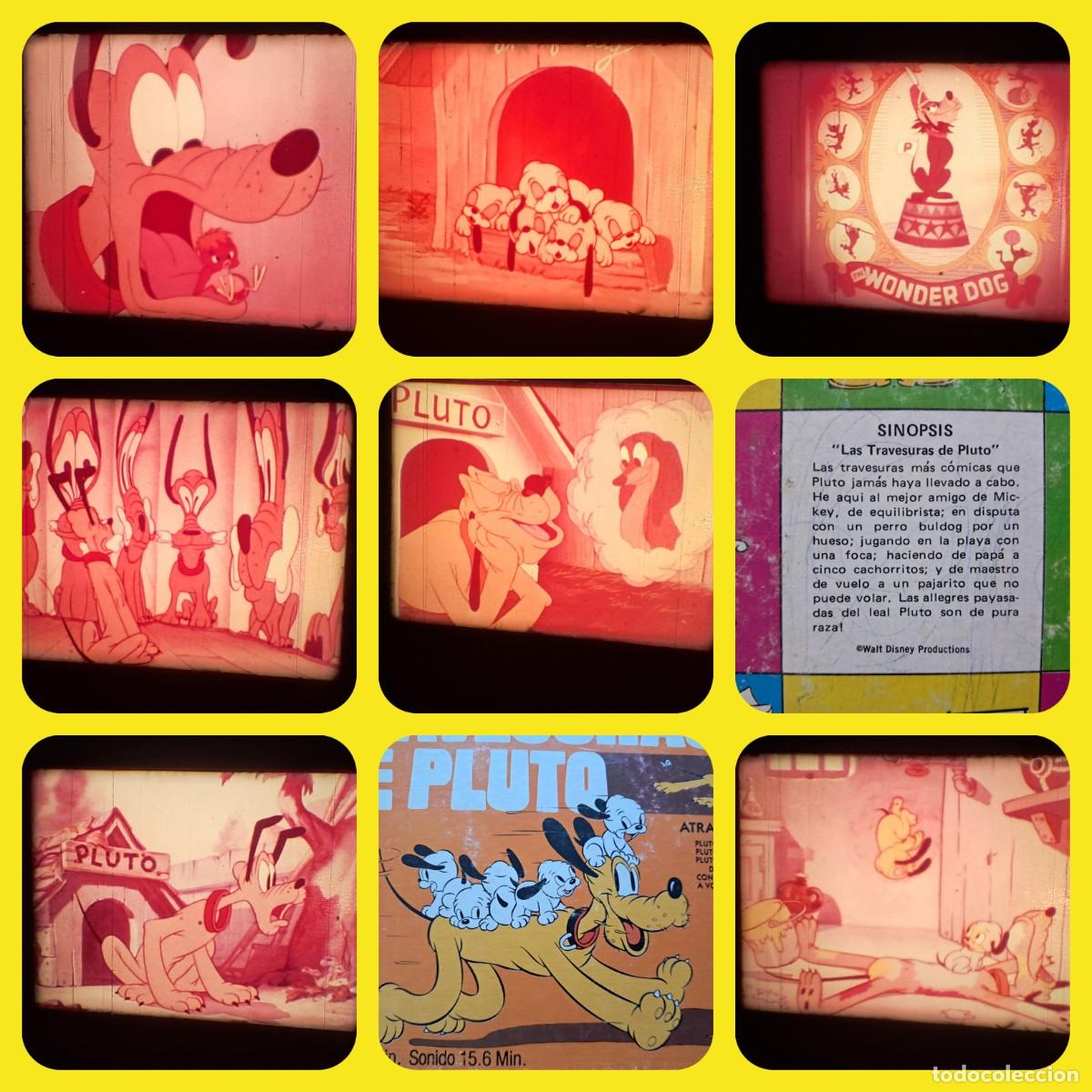 Cine: LAS TRAVESURAS DE PLUTO-SUPER 8MM-SPANISH SOUND-1 X 120 MTS -WALT DISNEY PICTURES