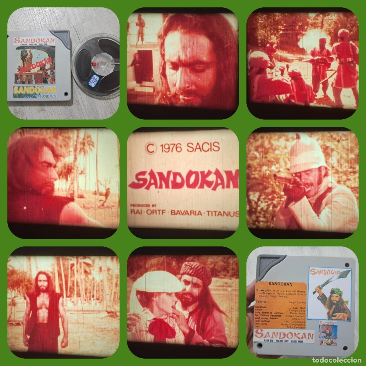 Cine: SANDOKAN - SUPER 8MM -SILENT/MUDO-COLOR-1 X 60 MTS