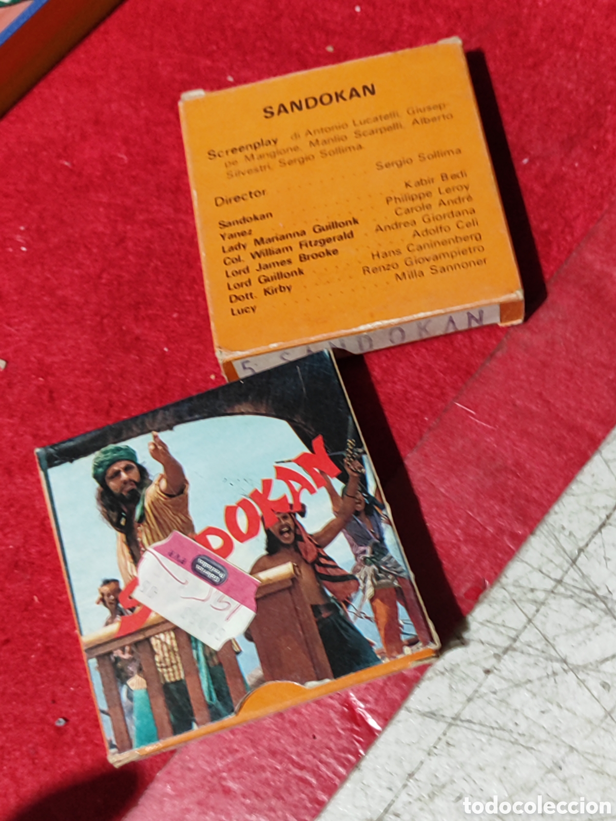 Cine: Pareja de pel&iacute;culas SUPER 8 de SANDOKAN