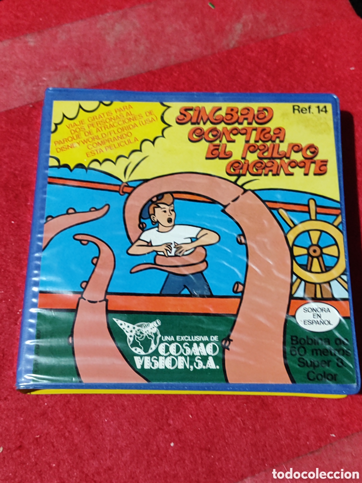 Cine: Pel&iacute;cula super 8 sonora SIMBAD CONTRA EL PULPO GIGANTE DE COSMOVISI&Oacute;N CON SORTEO DE VIAJE A DISNEY
