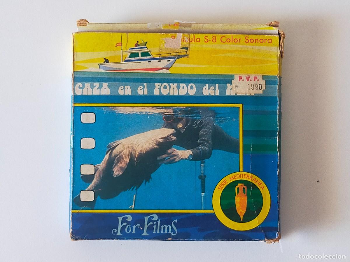 Cine: Pel&iacute;cula Super 8 MM Sonora, Serie Mediterranea: CAZA EN EL FONDO DEL MAR (Eduardo Admetlla)