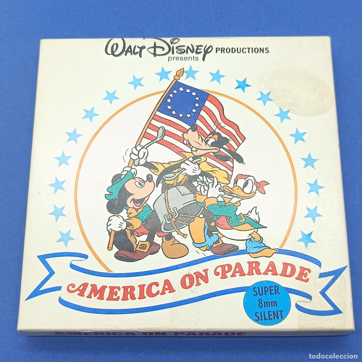 Cine: Pel&iacute;cula Super 8 Walt Disney &ldquo;America On Parade&rdquo; &ndash; Silenciosa, en caja original