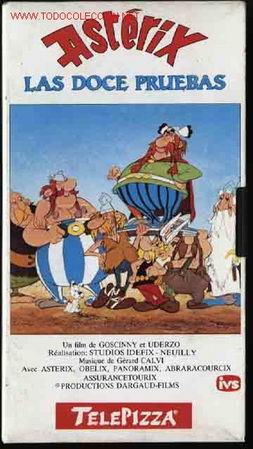 Cin&eacute;ma: ASTERIX. LAS DOCE PRUEBAS.    1.988.    78 minutos