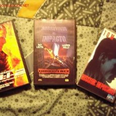 Cine: LOTE 3 PELICULAS VHS ORIGINALES(MISION IMPOSIBLE 1 Y 2 + TURBULENCE). Lote 25715755