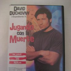Cine: JUGANDO CON LA MUERTE - VHS -. Lote 26467244