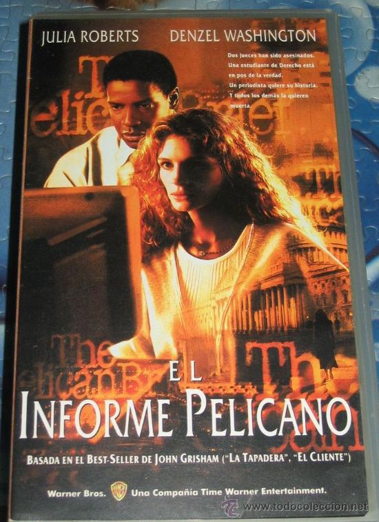 Cine: EL INFORME PELICANO (VHS) - Foto 1