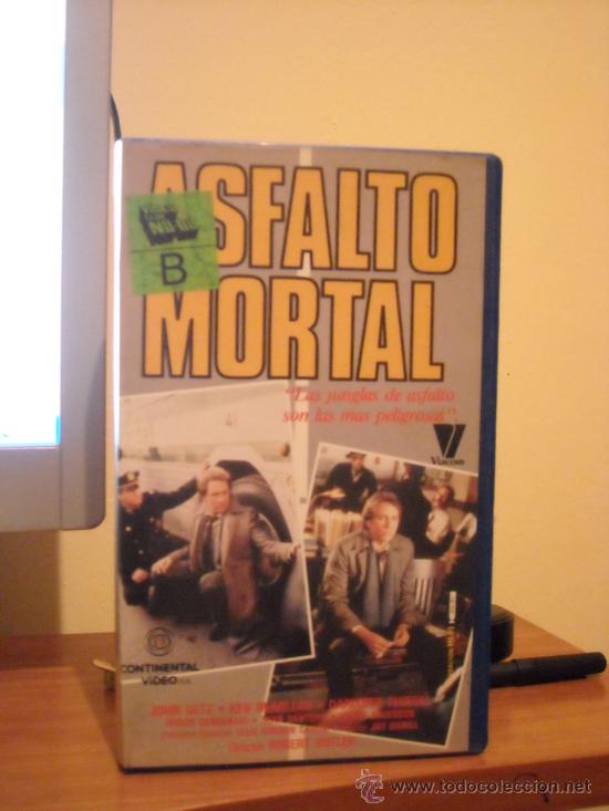 Cine: asfalto mortal-VHS-venta minima 10 eu