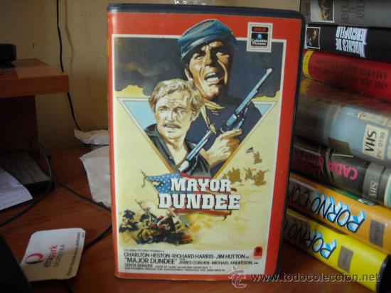 Cin&eacute;ma: mayor dundee-vhs-venta minima 10 eu--