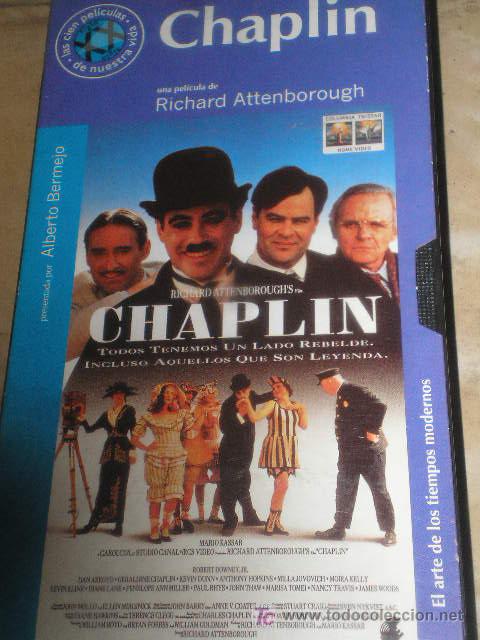Cine: CHAPLIN de Robert Downey Jr. VHS - Foto 1