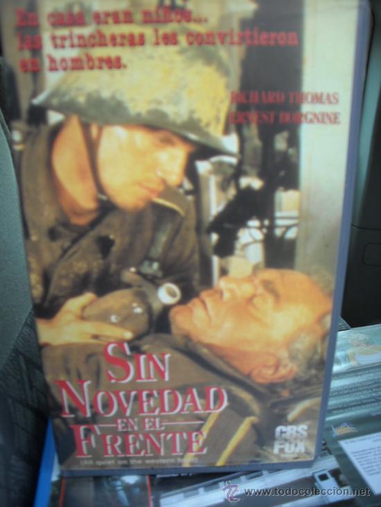 Cinema: sin novedad al frente--VHS VENTA MINIMA 10 EU--