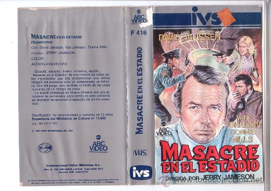 masacre en el estadio-VHS