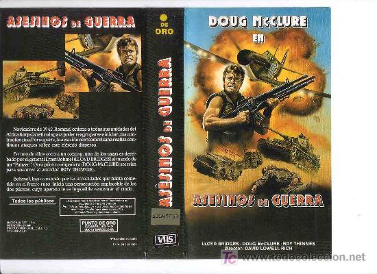 Cin&eacute;ma: asesinos de guerra--VHS VENTA MINIMA 10 EU--