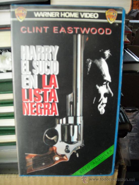 Cine: harry el sucio en la lista negra--vhs--