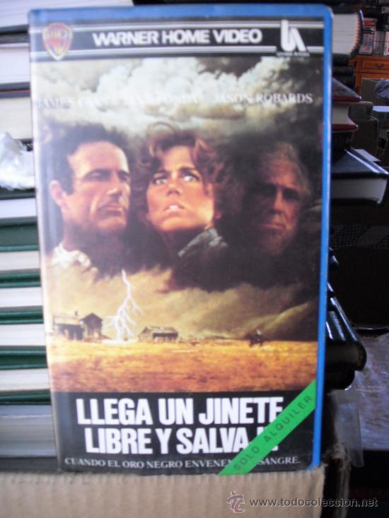 Cinema: llega un jinete libre y salvaje-VHS venta minima 10 euros-
