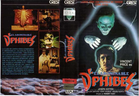 el abominable doctor phibes - vhs original desc - Comprar Filmes