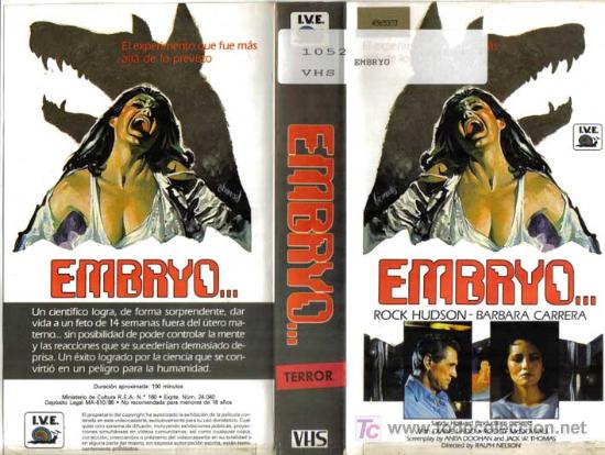 embryo en vhs original terror setentero con bar - Buy VHS movies on  todocoleccion