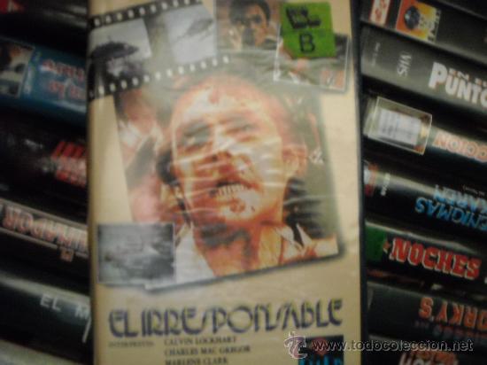 Kino: EL IRRESPONSABLE-VHS -COMPRA MINIMA 6 EU-