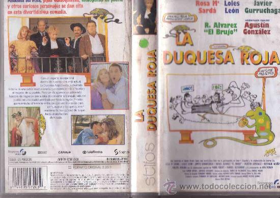 Cin&eacute;ma: LA DUQUESA ROJA--vhs-venta minima 6 eu