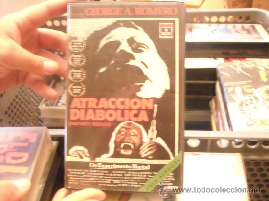 Cinema: ATRACCION DIABOLICA-VHS caja peque&ntilde;a