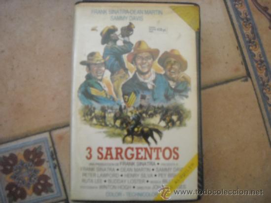 Cine: 3 SARGENTOS \ FRANK SINATRA DIFICIL PELICULA