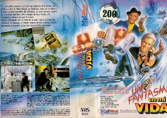 Cine: UN FANTASMA EN MI VIDA vhs caja grande