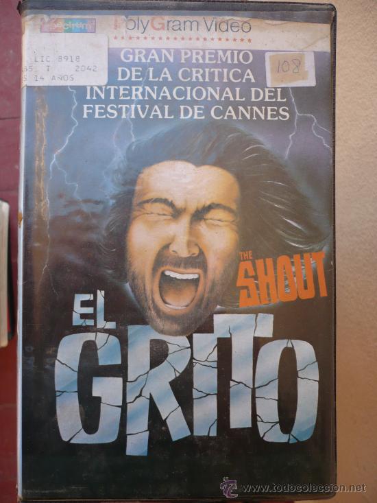 Cine: EL GRITO / THE SHOUT (1978) VHS.