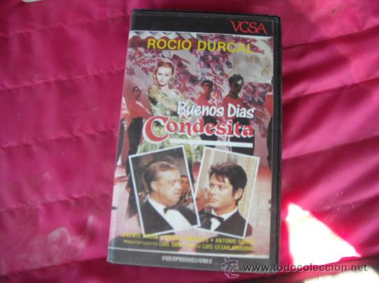 Cine: BUENOS DIAS CONDESITA / ROCIO DURCAL-vhs compra minima 10 eu-