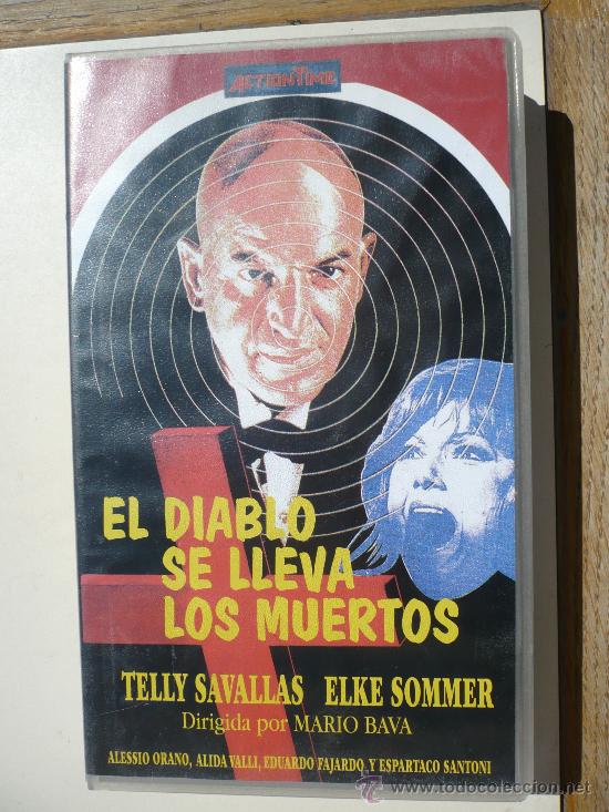 Cine: El diablo se lleva a los muertos (1974) VHS.