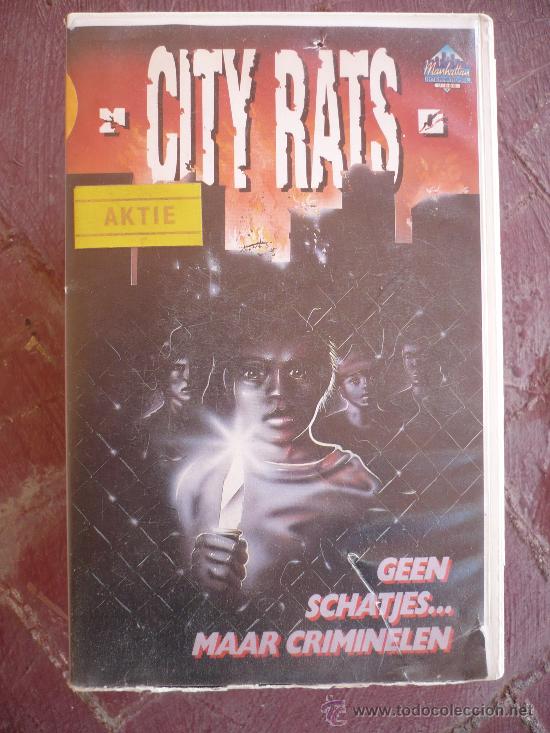 Cine: City rats (1986). valentin trujillo- cine kinki mexicano - VHS en holandes.