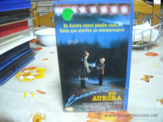 Cinema: ENCUENTRO EN AURORA-vhs-venta minima 10 euros