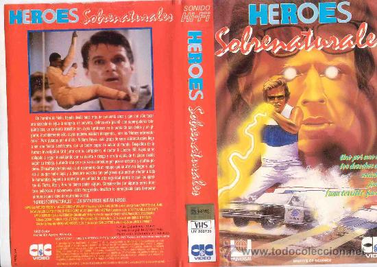 Cinema: HEROES SOBRENATURALES---vhs-- venta minima 10 euros