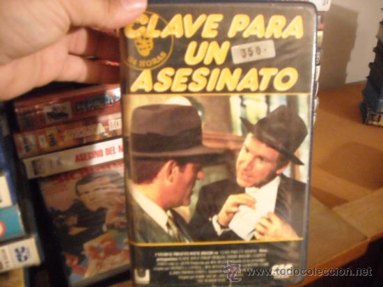 Cinema: CLAVE PARA UN ASESINATO-VHS