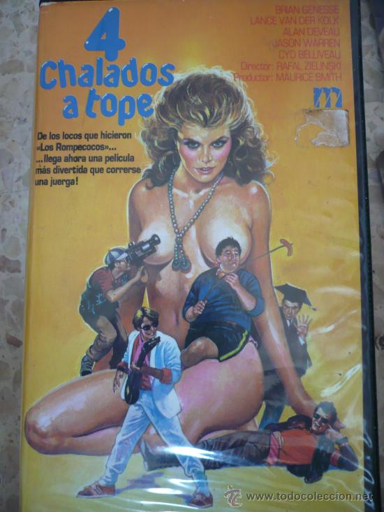 Cine: 4 chalados a tope (1985) VHS.