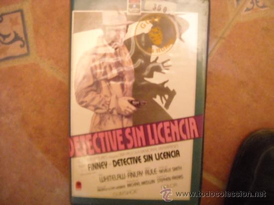 Cinema: DETECTIVE SIN LICENCIA-vhs-venta minima 10 eu
