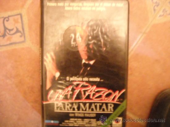Cinema: UNA RAZON PARA MATAR-vhs-venta minima 10 euros