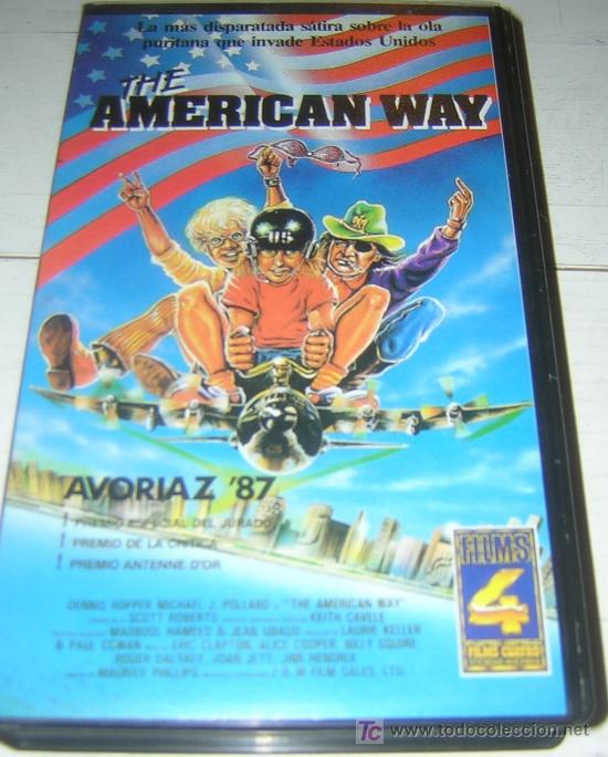 Cin&eacute;ma: VHS --- THE AMERICAN WAY (LOS VIAJEROS DE LA TORMENTA) Con Dennis Hopper