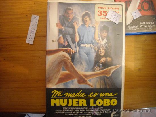 Cine: MI MADRE ES UN HOMBRE LOBO-VHS