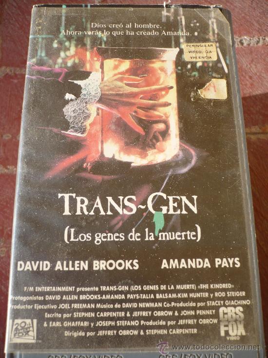 Cine: Trans gen:los genes de la muerte (1987) VHS.