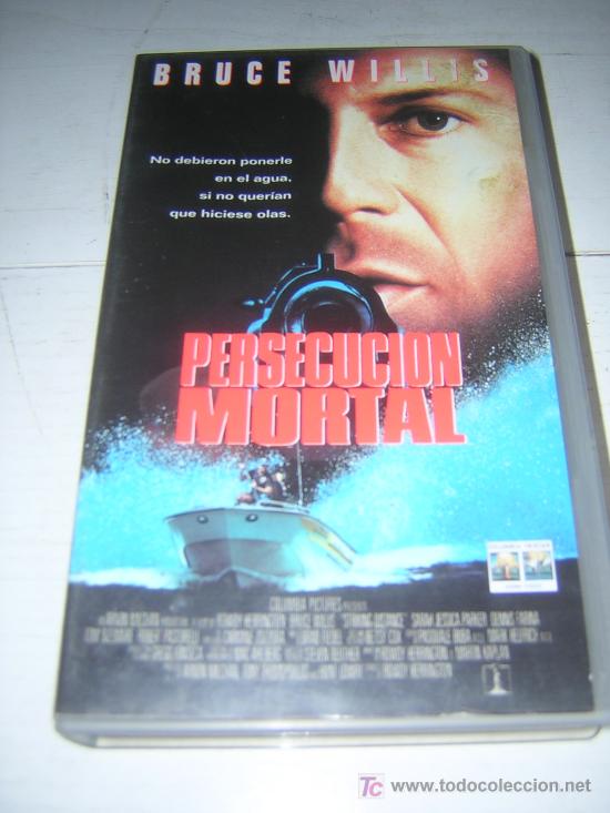 Cine: VHS --- PERSECUCION MORTAL (BRUCE WILLIS) - Foto 1