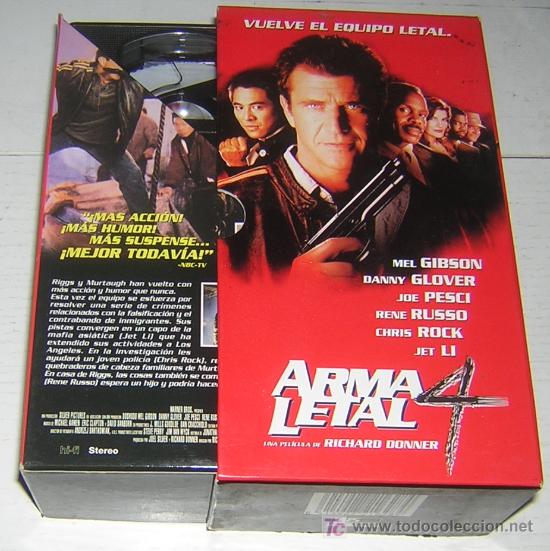Cine: VHS --- Pack MEL GIBSON (ARMA LETAL 4 + PAYBACK) - Foto 1