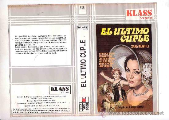 Cine: EL ULTIMO CUPLE - Foto 1