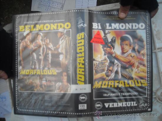 Cinema: BELMONDO MORFALUS-vhs-venta minima 10 eu--