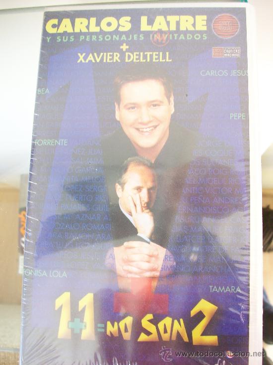 Cine: Carlos Latre - 1+1 = no son 2 - VHS - Todav&iacute;a precintado.